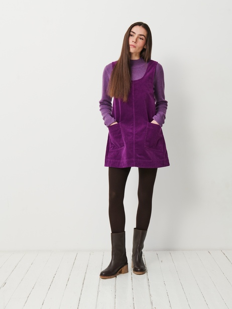 ROBE NADINA  Prune , Prêt-à-porter Bensimon