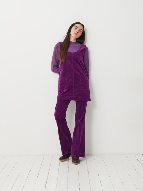 ROBE NADINA  Prune , Prêt-à-porter Bensimon