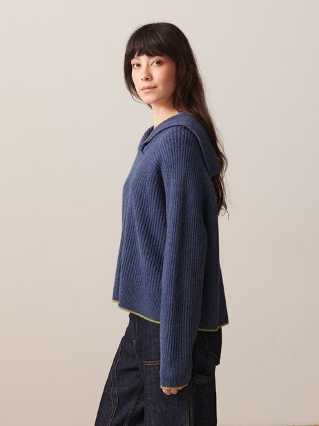 PULL OSCAR  Denim , Prêt-à-porter Bensimon
