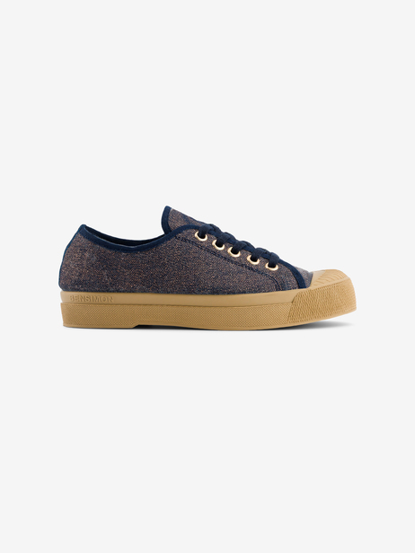 TENNIS B79 ROMY FEMME DENIM SHINY  Denim , Tennis & Chaussures Bensimon