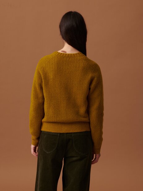 CARDIGAN OTELLO  Bronze , Prêt-à-porter Bensimon