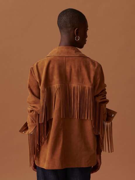 VESTE OSWALD  Camel , Pr&ecirc;t-&agrave;-porter Bensimon