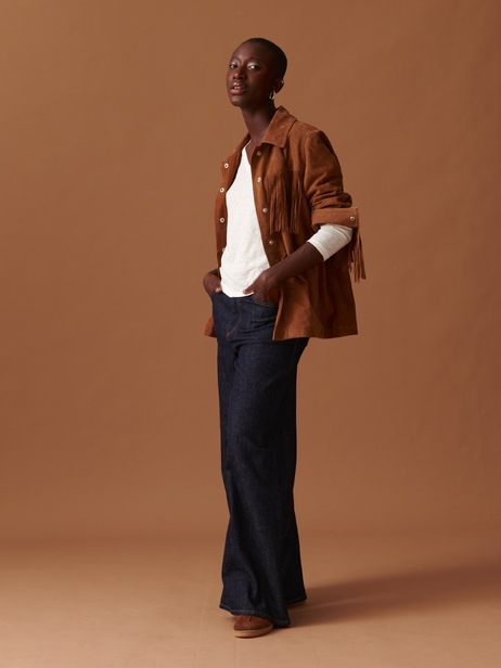 VESTE OSWALD  Camel , Pr&ecirc;t-&agrave;-porter Bensimon