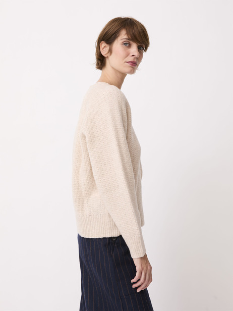 CARDIGAN OTELLO  Sable , Pr&ecirc;t-&agrave;-porter Bensimon