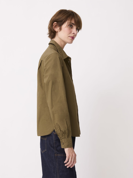CHEMISE OLGA  Olive fonce , Pr&ecirc;t-&agrave;-porter Bensimon