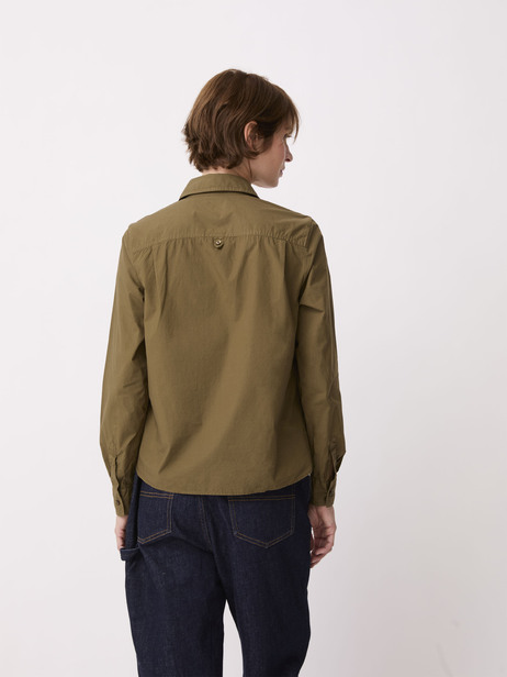 CHEMISE OLGA  Olive fonce , Pr&ecirc;t-&agrave;-porter Bensimon