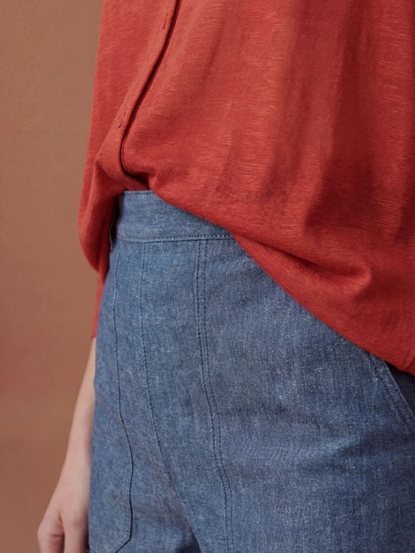 CHEMISE CYLENA  Piment , Prêt-à-porter Bensimon