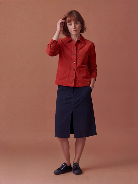 VESTE GOLTA  Piment , Prêt-à-porter Bensimon