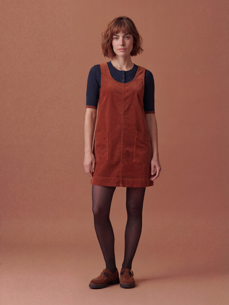 ROBE NADINA  Piment , Prêt-à-porter Bensimon