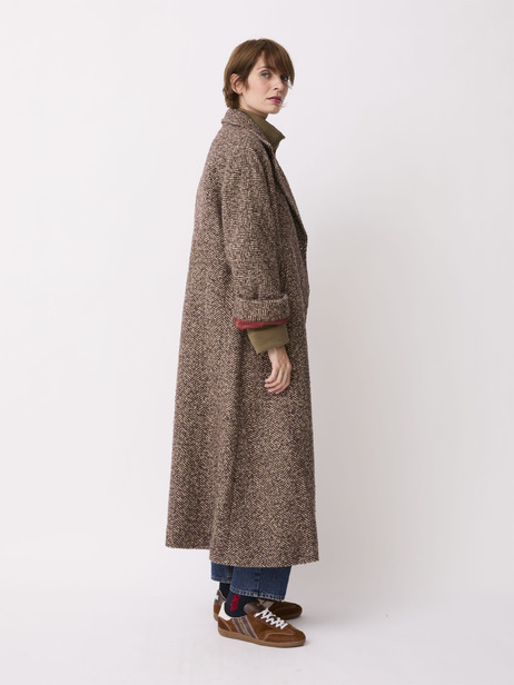 MANTEAU OSENIN  Chataigne , Pr&ecirc;t-&agrave;-porter Bensimon 