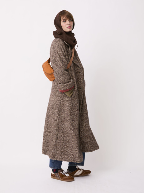 MANTEAU OSENIN  Chataigne , Pr&ecirc;t-&agrave;-porter Bensimon