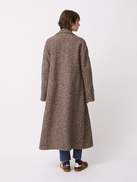 MANTEAU OSENIN  Chataigne , Pr&ecirc;t-&agrave;-porter Bensimon