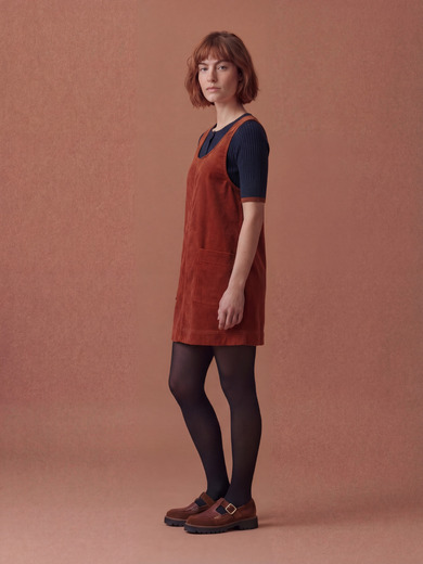 ROBE NADINA  Piment , Prêt-à-porter Bensimon