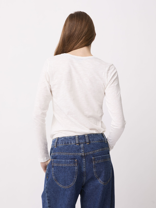 T-SHIRT AOUT  Ecru , Pr&ecirc;t-&agrave;-porter Bensimon