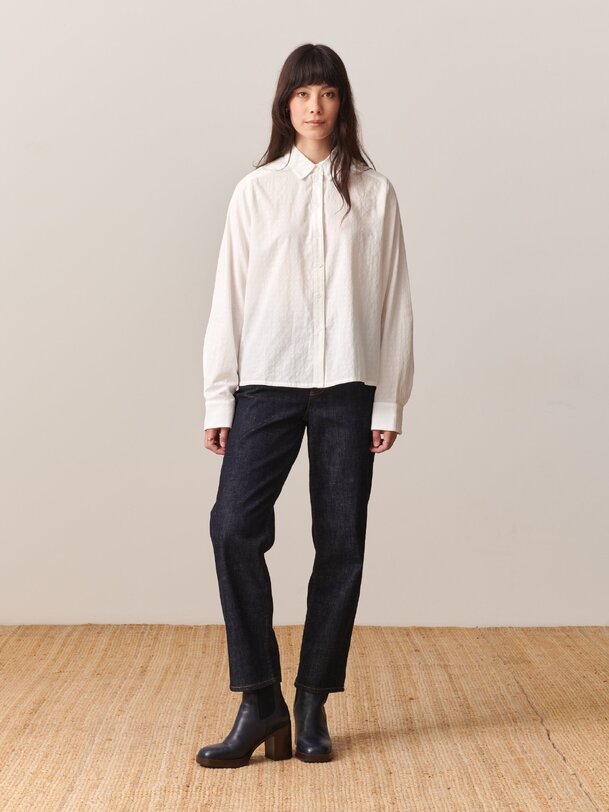 CHEMISE NOEMIE ML  Ecru , Pr&ecirc;t-&agrave;-porter Bensimon