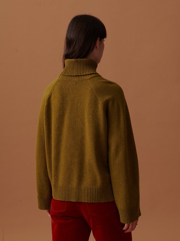 PULL MAGGY Kaki , Prêt-à-porter Bensimon