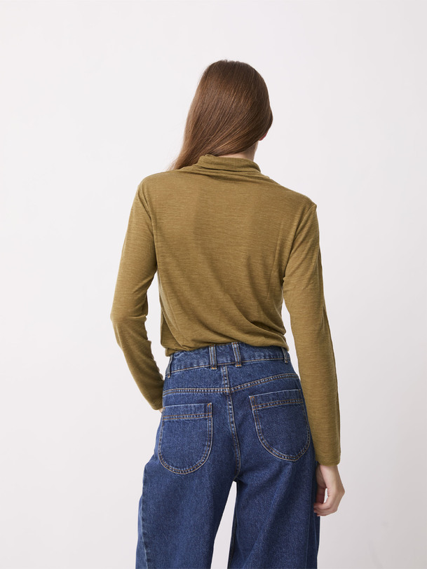 T-SHIRT ELWIRE  Kaki , Pr&ecirc;t-&agrave;-porter Bensimon