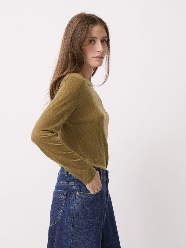 T-SHIRT MYRIS  Kaki , Pr&ecirc;t-&agrave;-porter Bensimon