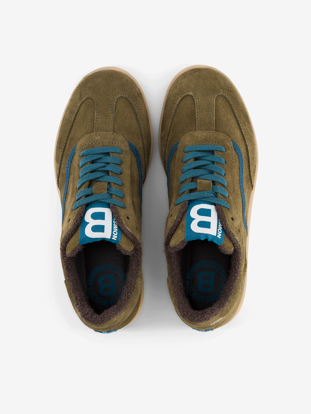 BASKET FEMME VINTAGE Kaki , Tennis & Chaussures Bensimon