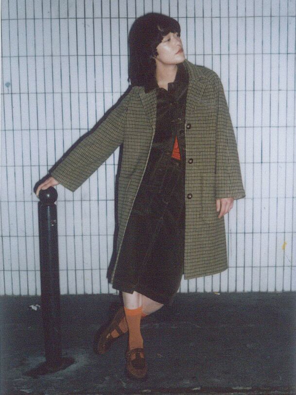 MANTEAU OYA  Kaki , Pr&ecirc;t-&agrave;-porter Bensimon