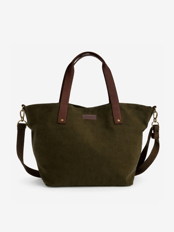 SHOPPING BAG NELLORE M  Kaki , Sacs & Bagages Bensimon