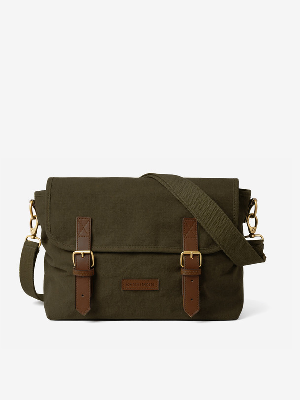 BESACE NIDDA  Kaki , Sacs & Bagages Bensimon