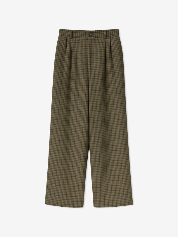 PANTALON ICARE  Kaki , Pr&ecirc;t-&agrave;-porter Bensimon