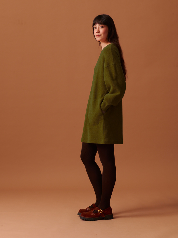 ROBE ORELIA  Kaki , Pr&ecirc;t-&agrave;-porter Bensimon