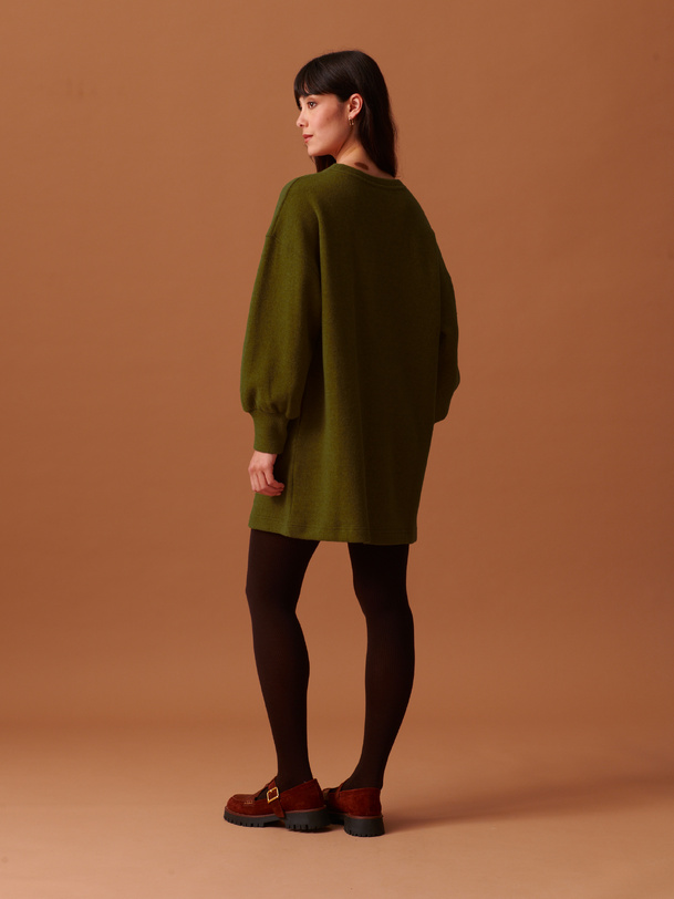 ROBE ORELIA  Kaki , Pr&ecirc;t-&agrave;-porter Bensimon