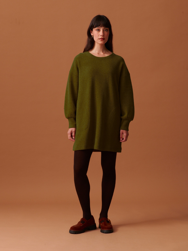 ROBE ORELIA  Kaki , Pr&ecirc;t-&agrave;-porter Bensimon