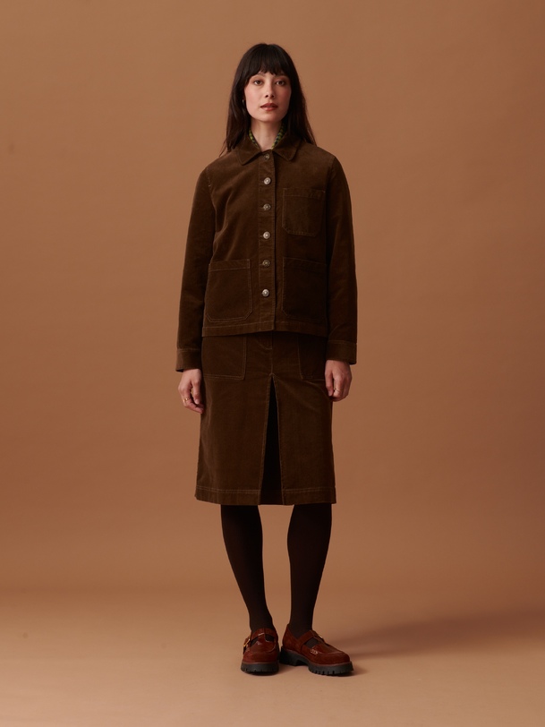 VESTE GOLTA  Noisette , Pr&ecirc;t-&agrave;-porter Bensimon