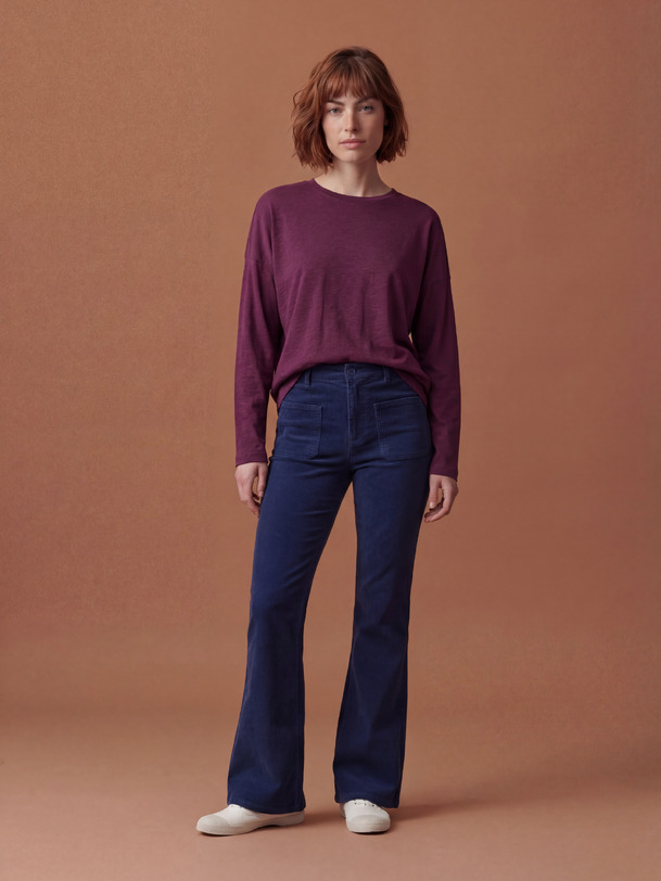 T-SHIRT JULY ML  Prune , Pr&ecirc;t-&agrave;-porter Bensimon
