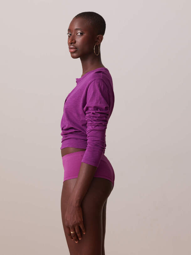 SHORTY  Prune , Pr&ecirc;t-&agrave;-porter Bensimon