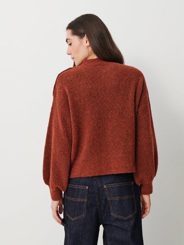 PULL OMRI  Cognac , Pr&ecirc;t-&agrave;-porter Bensimon