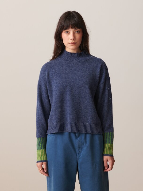 PULL ETTORE  Denim , Pr&ecirc;t-&agrave;-porter Bensimon