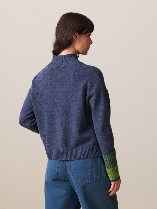 PULL ETTORE  Denim , Pr&ecirc;t-&agrave;-porter Bensimon