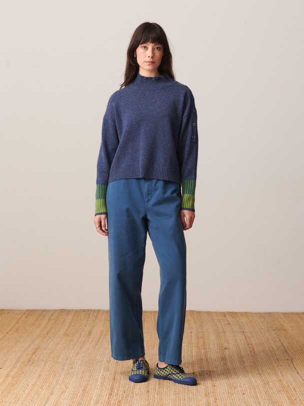 PULL ETTORE  Denim , Pr&ecirc;t-&agrave;-porter Bensimon