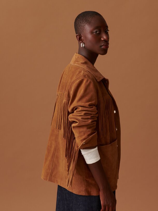 VESTE OSWALD  Camel , Pr&ecirc;t-&agrave;-porter Bensimon
