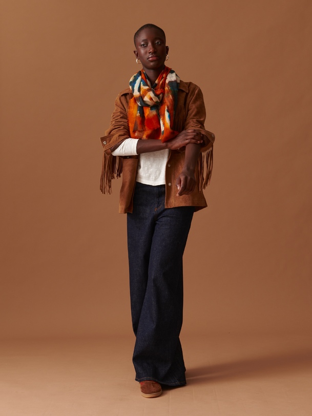 VESTE OSWALD  Camel , Pr&ecirc;t-&agrave;-porter Bensimon
