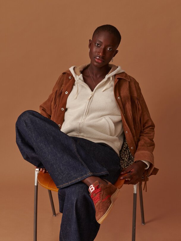VESTE OSWALD  Camel , Pr&ecirc;t-&agrave;-porter Bensimon