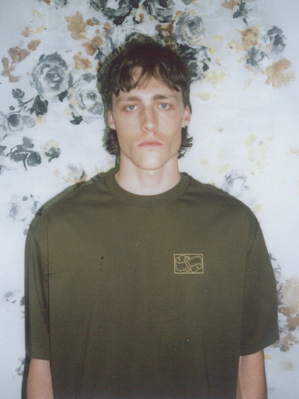 T-SHIRT ODERIC Olive fonce , Prêt-à-porter Bensimon