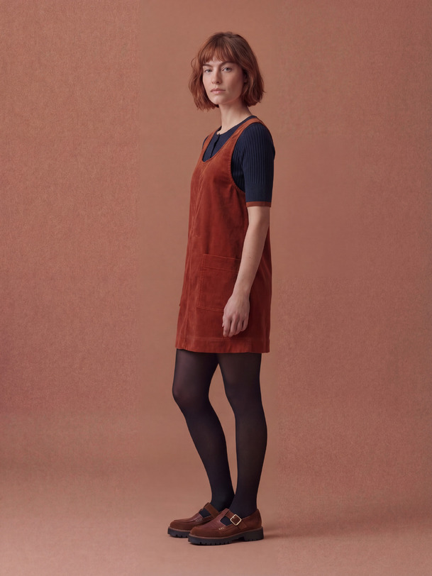 ROBE NADINA  Piment , Pr&ecirc;t-&agrave;-porter Bensimon