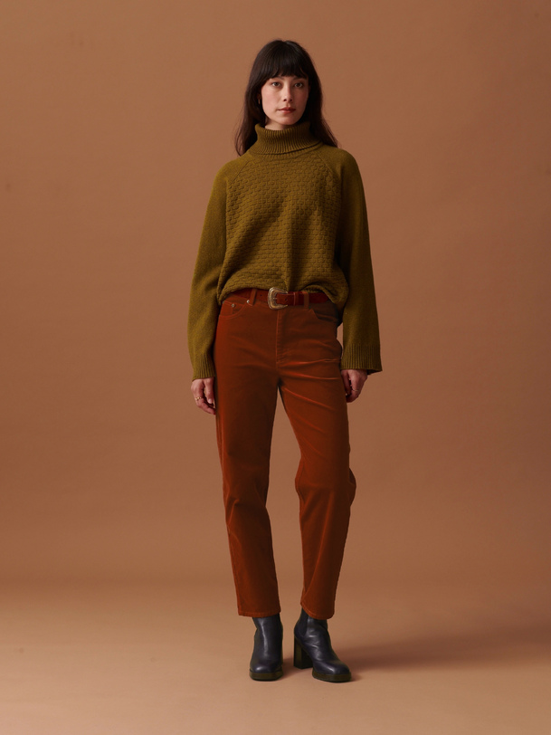 PANTALON MARIUS  Piment , Pr&ecirc;t-&agrave;-porter Bensimon