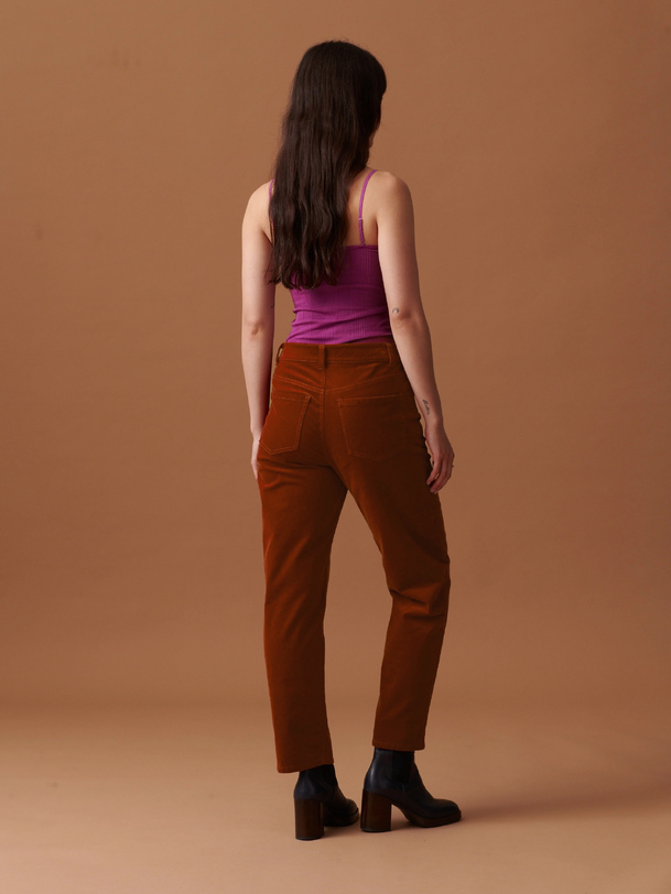 PANTALON MARIUS  Piment , Pr&ecirc;t-&agrave;-porter Bensimon