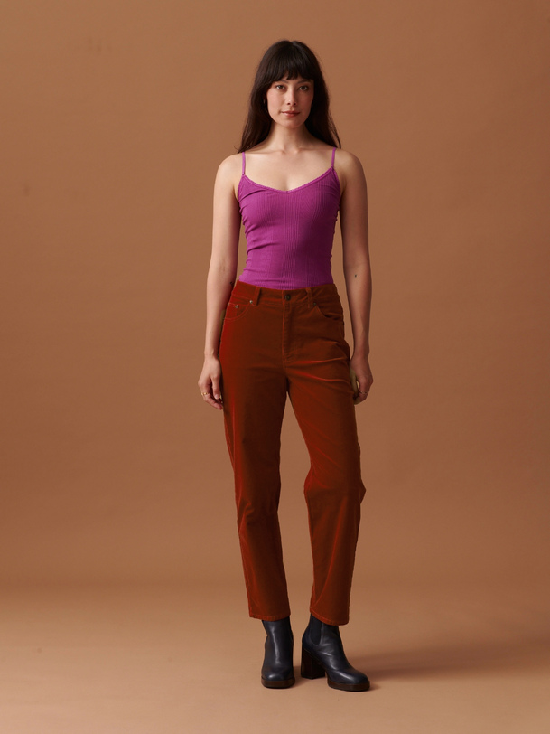 PANTALON MARIUS  Piment , Pr&ecirc;t-&agrave;-porter Bensimon