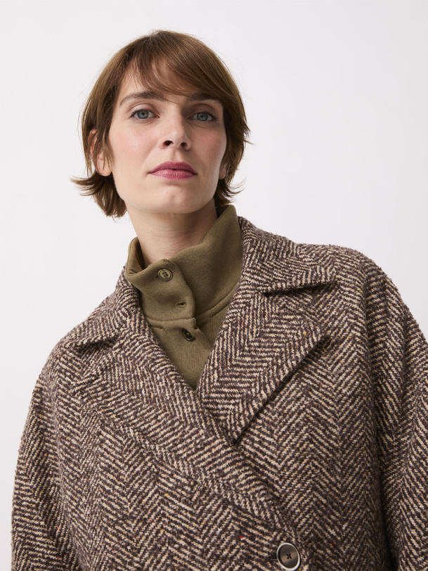 MANTEAU OSENIN  Chataigne , Pr&ecirc;t-&agrave;-porter Bensimon