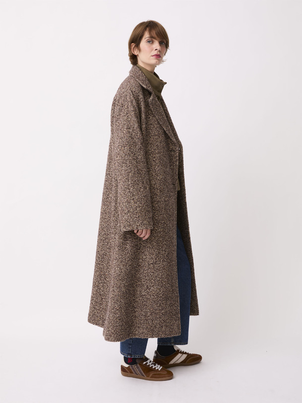MANTEAU OSENIN  Chataigne , Pr&ecirc;t-&agrave;-porter Bensimon