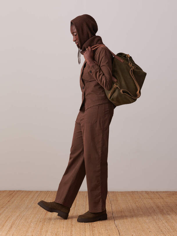 CAGOULE ORLANN  Cacao , Pr&ecirc;t-&agrave;-porter Bensimon