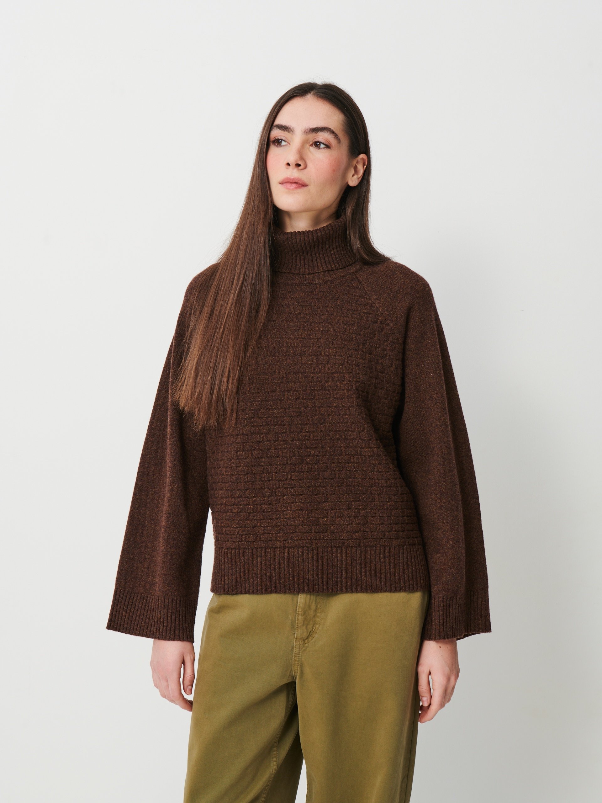PULL MAGGY Cacao , Prêt-à-porter Bensimon