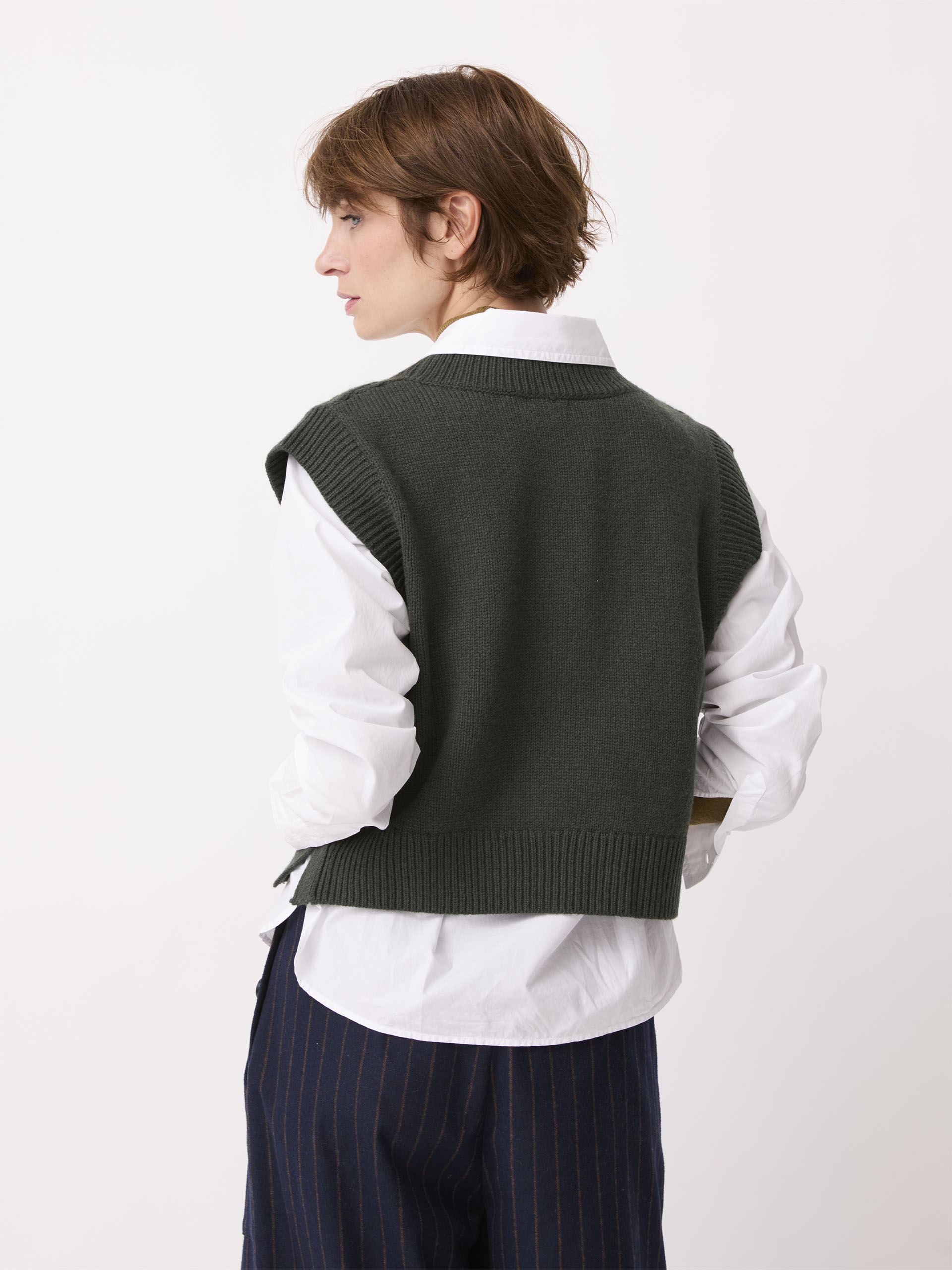 PULL OROSE  Militaire , Pr&ecirc;t-&agrave;-porter Bensimon
